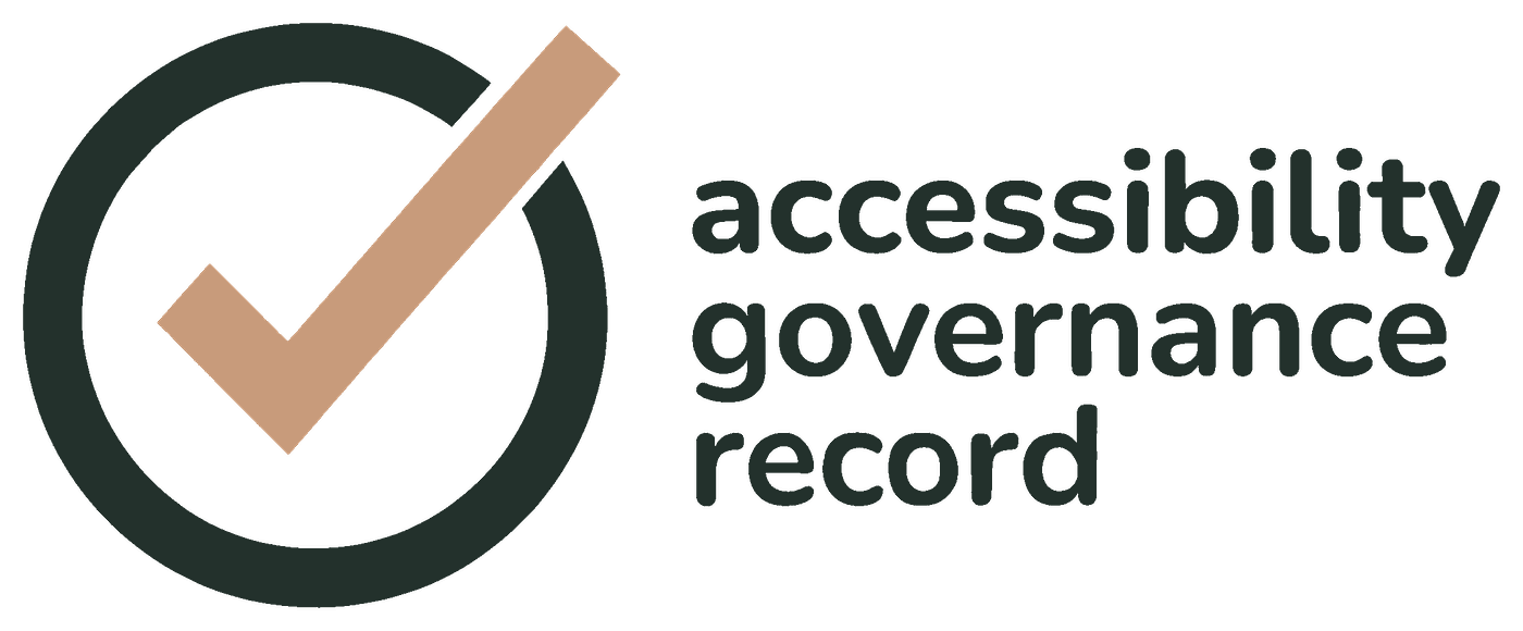 Accessibility Governance Record home
